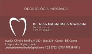 Dr João Batista Melo Machado